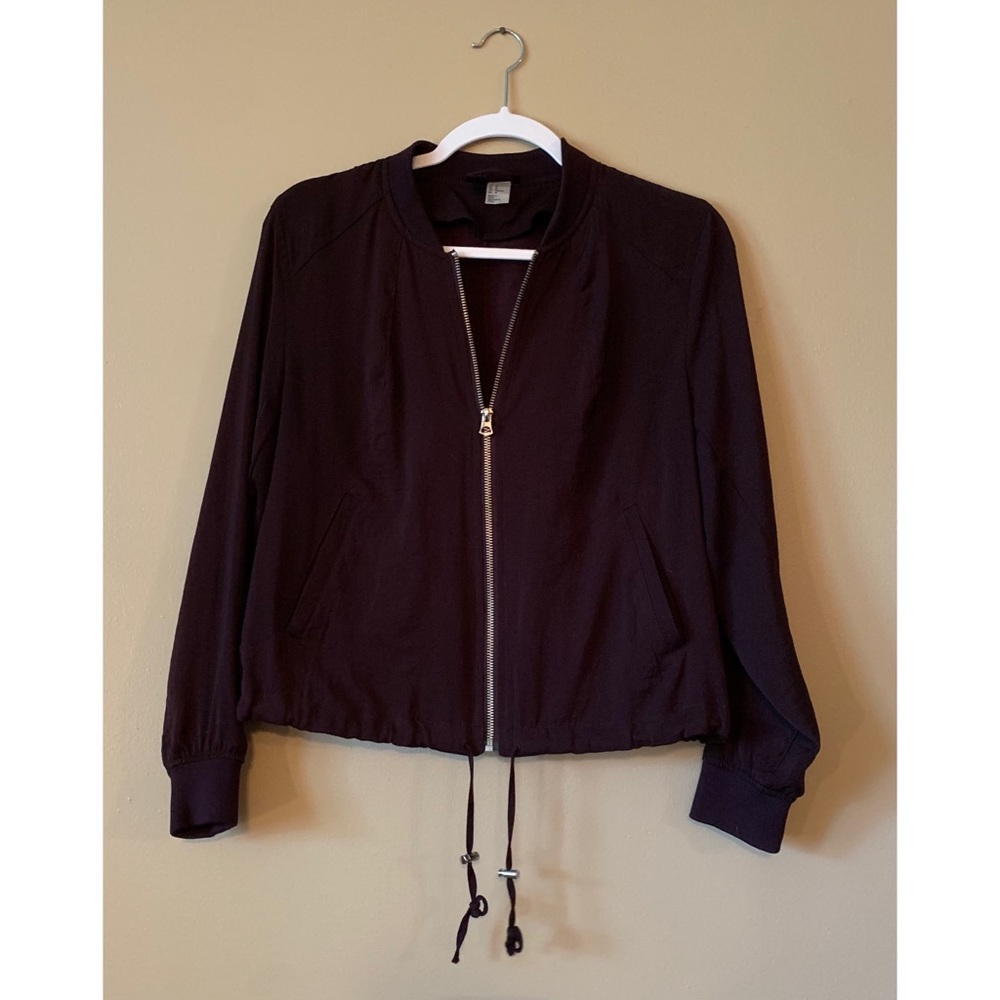 H&M Purple Bomber Jacket
